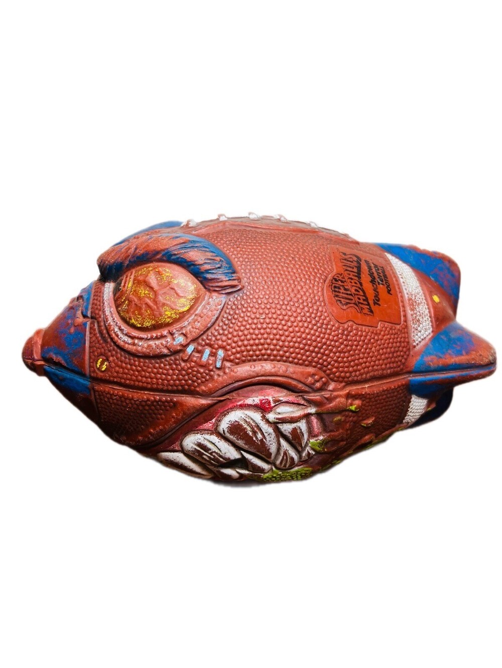 Vintage 1986 Super Madballs Touchdown Terror Football Rare Mad Balls AmToy USED!